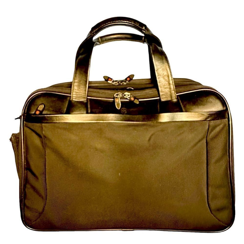 Victorinox Black Professional 2-way carry Cordura briefcase laptop travel bag